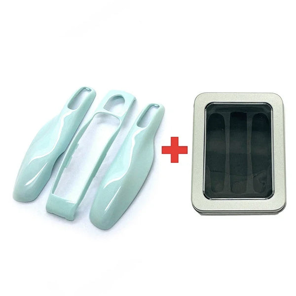 3Pcs Car Smart Remote Key Case Fob Cover Shell for Porsche Panamera Spyder Carrera Macan Boxster Cayman Cayenne 911 970 981 991