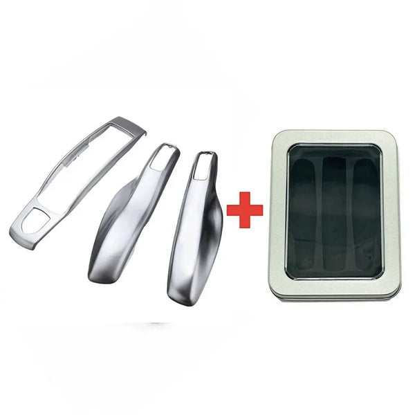 3Pcs Car Smart Remote Key Case Fob Cover Shell for Porsche Panamera Spyder Carrera Macan Boxster Cayman Cayenne 911 970 981 991