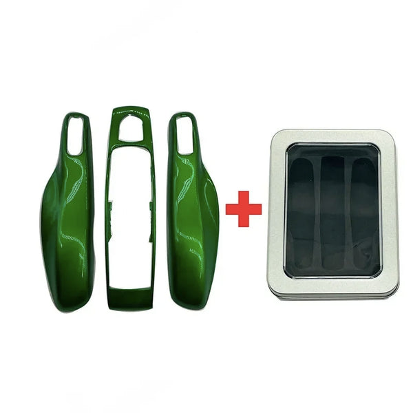 3Pcs Car Smart Remote Key Case Fob Cover Shell for Porsche Panamera Spyder Carrera Macan Boxster Cayman Cayenne 911 970 981 991