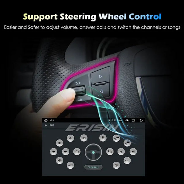 ES8722T Universal Huge 12.2" Touch Screen DAB+ Double DIN Rotation Tesla Style Car Stereo GPS SAT NAV Android 9.0 WiFi 4G BT 5.0 DSP CarPlay IPS Screen