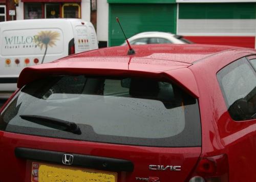 DS Honda Civic 3dr Type R Boot Spoiler - 2001-2005 Rear Wing Boot Tail Spoiler