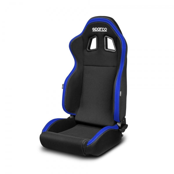 SPARCO R100 x1 RACING SEAT - BLACK & BLUE RACING Bucket SEAT