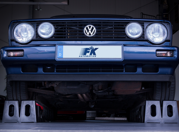 FK 2x 2.5 Ton Heavy Duty Car Ramps for Vehicle Lifting & Maintenance Checks / Oil Changes - Save on Jack