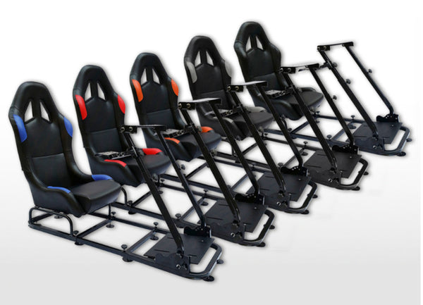 Driving Game Folding Chair Sim Racing Seat & Frame Xbox PS PC Gaming Wheel Rig