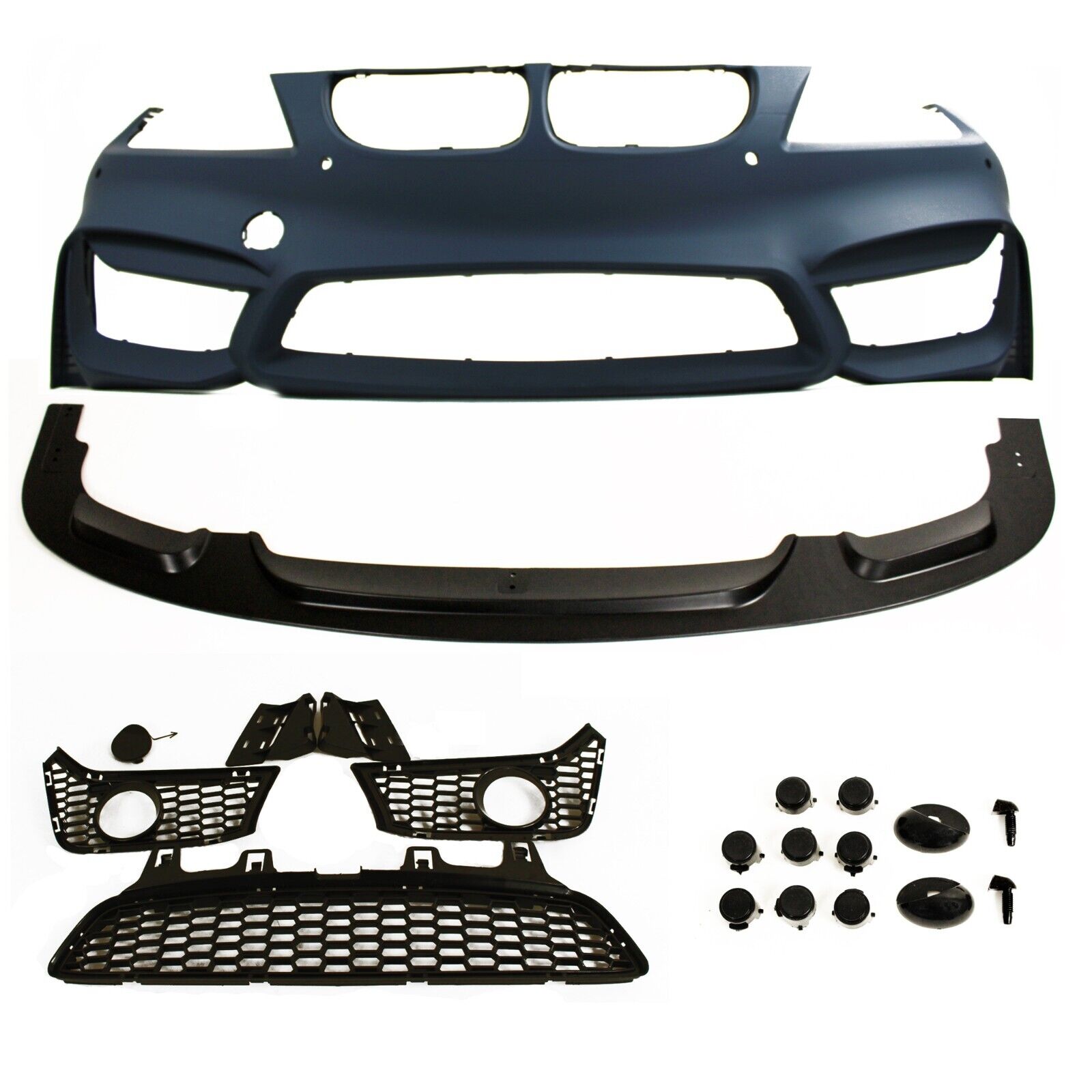 JOM BMW E90 E91 3er 3-series 08-11 Front Bumper Polyp Unpainted + Grille