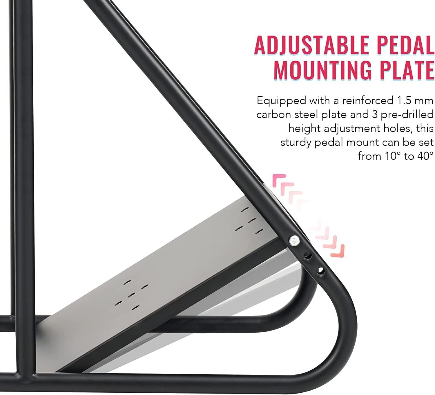 AZ Driving Game Sim Racing Frame Rig & Seat - Wheel Pedals Xbox PS PC Console F1