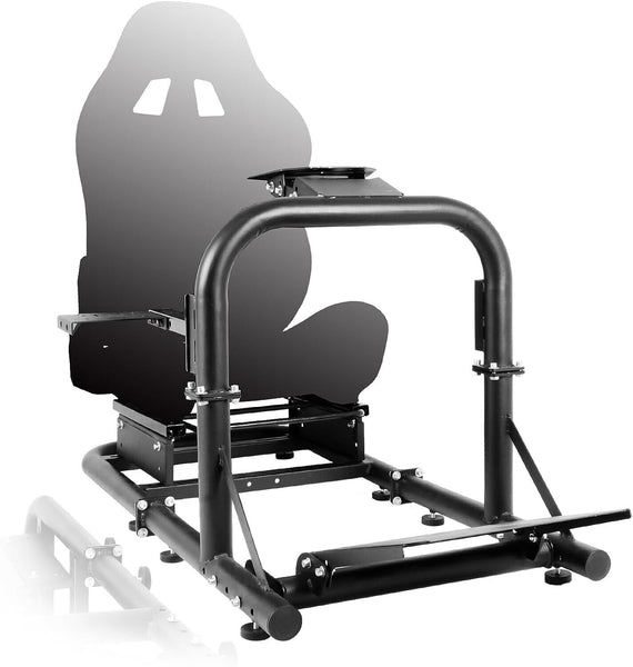 Driving Game Sim Racing Frame Rig - Add Seat Wheel Pedals Xbox PS PC Console F1