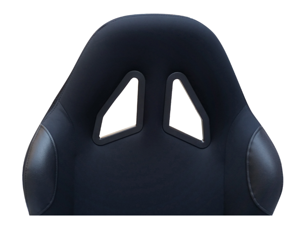 Driving Game Folding Chair Sim Racing Seat & Frame Fabric Gaming Wheel Rig