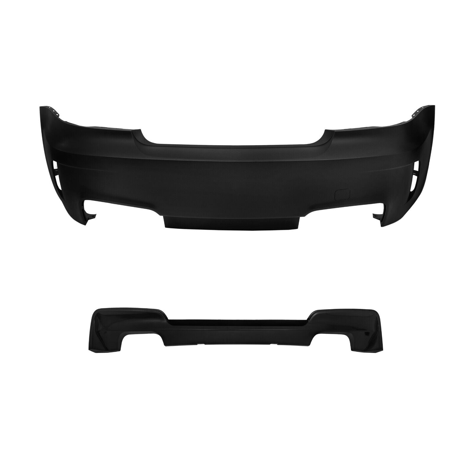 JOM BMW 1er 1-series E82 without PDC 07-11 Rear Bumper Polyp Unpainted