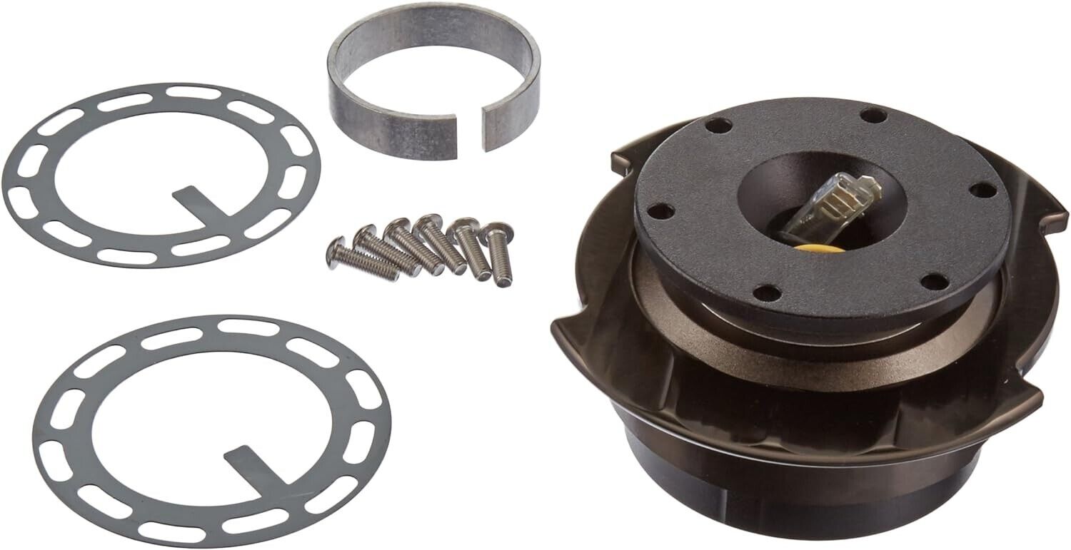 NRG Innovations SRK-250BkC Forged Quick Release Steering Wheel Boss Hub Univ