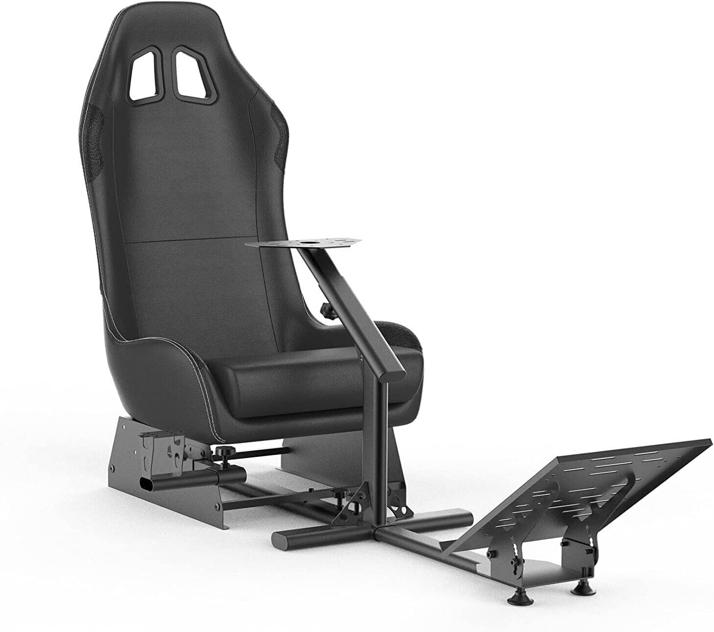 CR Driving Game Sim Racing Frame Rig & Seat - Wheel Pedals Xbox PS PC Console F1