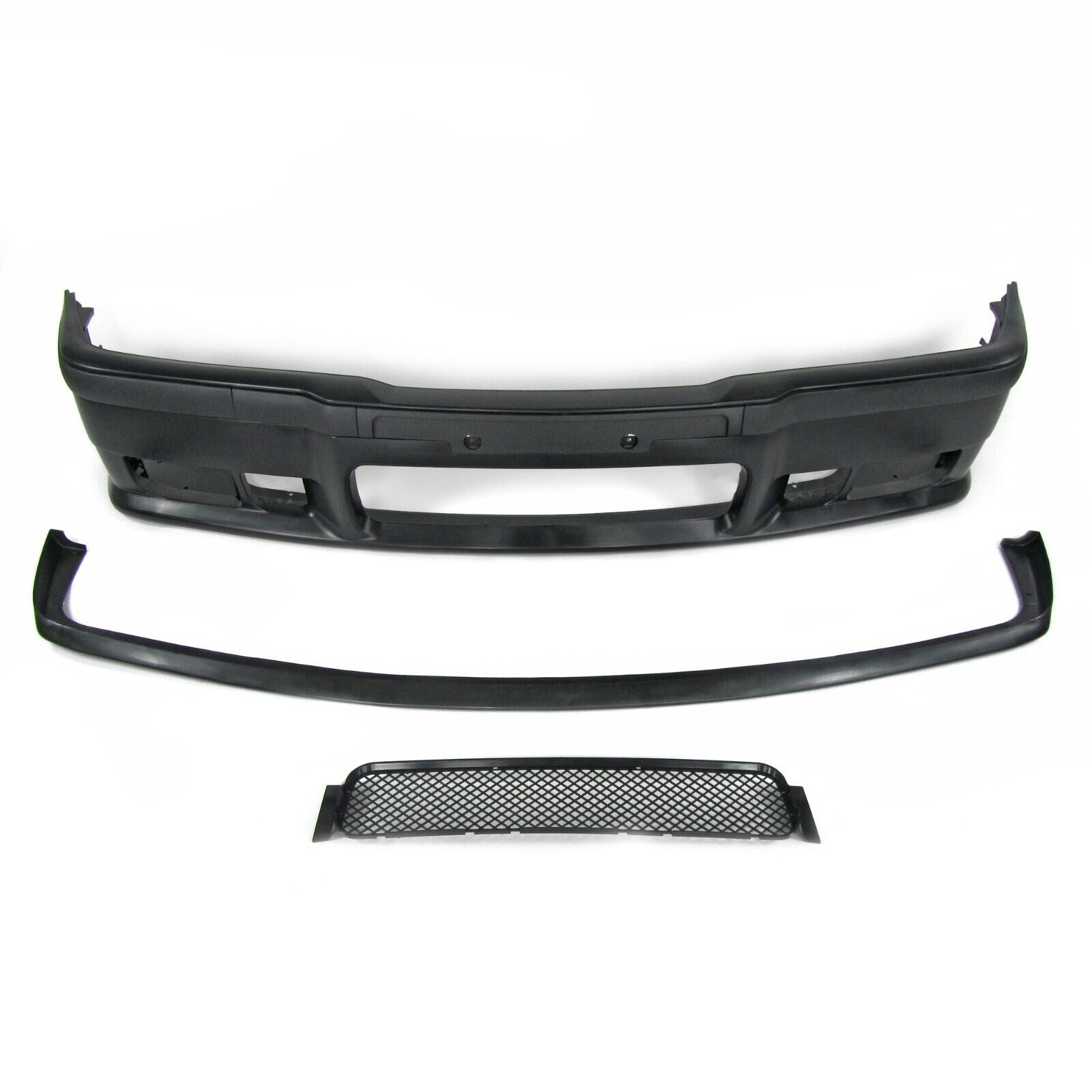 JOM BMW 3er 3-series E36 90-98 Front Bumper Polyp Unpainted + Grille Polyprop
