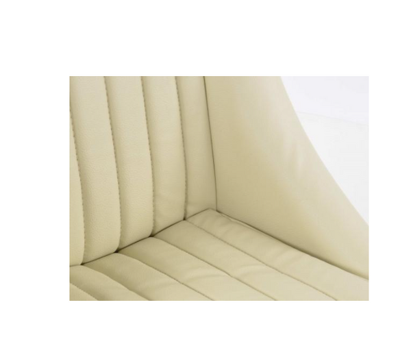 Cream Pair Classic Car Retro Kit Speedster Sports Car Fixed Bucket Seats & Rails