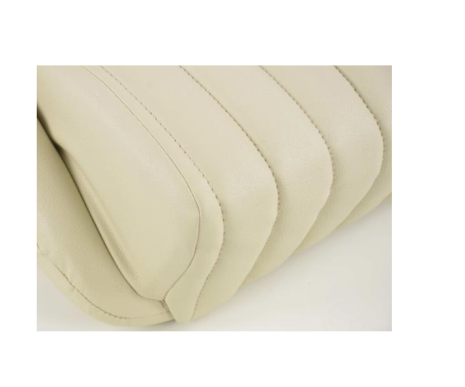 Cream Pair Classic Car Retro Kit Speedster Sports Car Fixed Bucket Seats & Rails