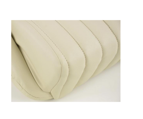 Cream Pair Classic Car Retro Kit Speedster Sports Car Fixed Bucket Seats & Rails