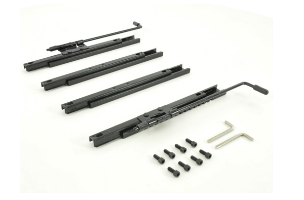 FK Pair Universal Recline / Fold Bucket Sports Seats - RED & Black Motorsport