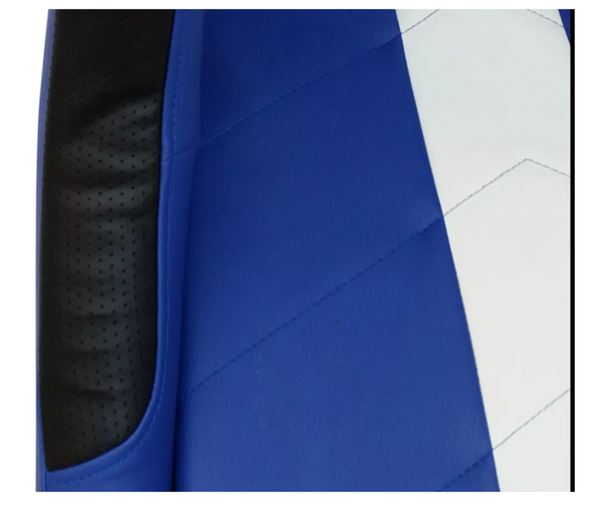 FK Blue Stripe Simulator Chair Racing Seat Driving Game PC F1 Gaming Wheel