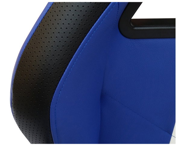 FK Blue Stripe Simulator Chair Racing Seat Driving Game PC F1 Gaming Wheel