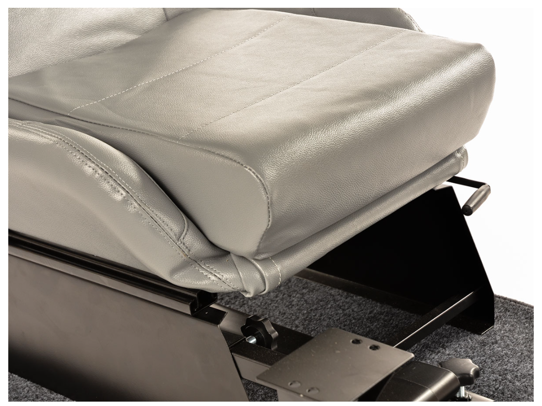 Silbergrauer Fahrspielstuhl, Sim-Racing-Sitzrahmen, Xbox, Playstation, PC-Gaming 