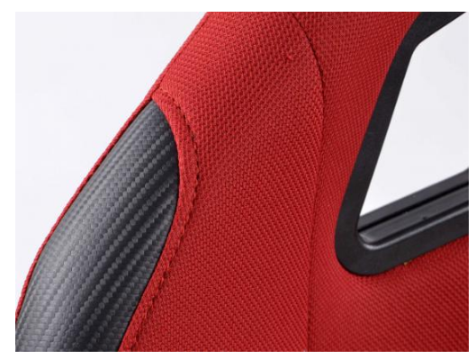 FK Universal Full Bucket Sports Seats Set Pair Red Inc Runners Car Van 4x4 - LJ Automotive