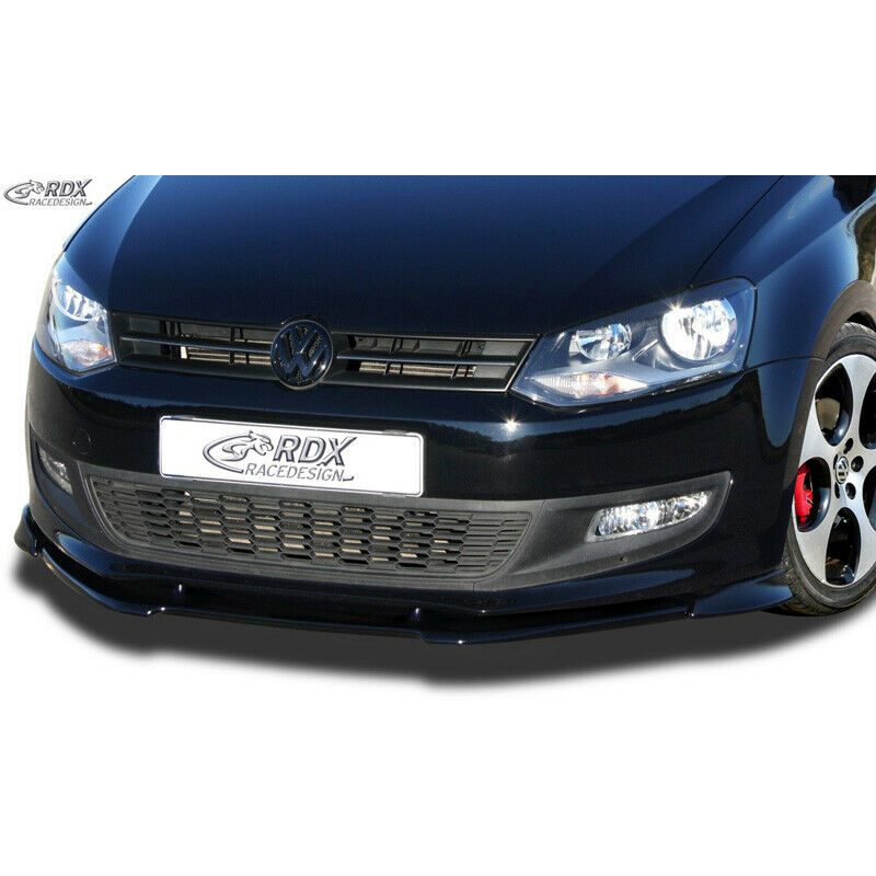 RDX Splitter front bumper skirt lip spoiler VW Polo 6R 2009-2014 - LJ Automotive