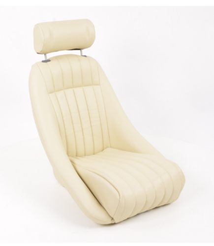 FK Automotive Bucket Sports Seat Set Montgomery faux leather Classic Kit Car - LJ Automotive