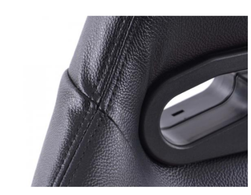 FK Premium Deluxe Bucket Sports Seats Black Red Quilted Car Van Defender T4 T5 - LJ Automotive