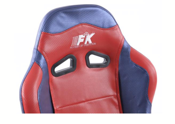FK Universal Bucket Sports Seat Carbon Red & Blue 4x4 Car Camper T4 T5 Defender - LJ Automotive